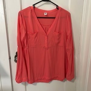 Flowy casual long sleeve top